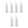 FUNOMOCYA 6pcs Hair Coloring Squeeze Bottles Nozzle Caps Refillable Lotion