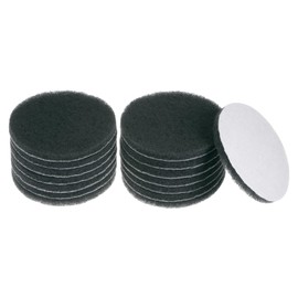 HARFINGTON 15pcs Drill Power Brush 5 inch Tile Scrubber Scouring Pads 1500 Grit for Bathroom Kitchen Household Cleaning