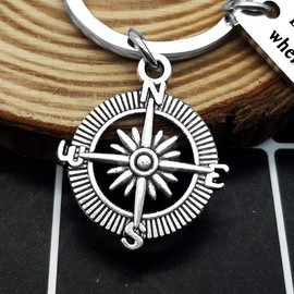 Couple Keyring Long Distance Relationships Gifts Friendship Keyring Gift for Best Friends Friendship Gifts for Boyfriend Girlfriend Birthday Anniversary Christmas Gifts for Couples Lover Keyring Gift