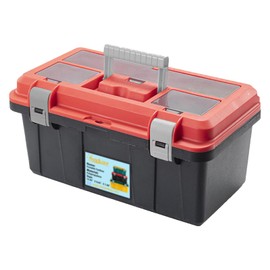 Portable Toolbox With tray for Craftsman,Medium,Red&Black