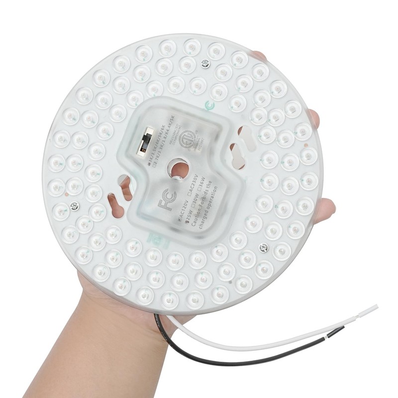 HAOLEDI 6.69'' LED Ceiling Fan Light Retrofit Kit 25W 3000LM