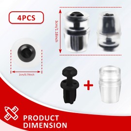 HAVANSIDY 4-Pack Silicone Bite Valve Replacement Nozzles Compatible with Osprey Hydration Bladders, Hydraulics Bite Valve Replacement for Water Reservoir - Black Valve Sheaths