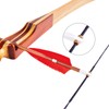 PATIKIL Bow String Replacement, 16 Strands Recurve Bowstring with Nock