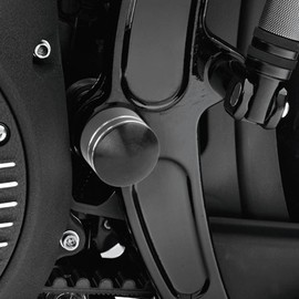 Motorcycle Head Bolt Cover Topper , CNC Aluminum Spring Fixing Clamps for Engine Body Frame Body Shell with Round and Hex Screws (S 110x78cm)