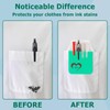 8 Pcs Pocket Protectors for Pen Leaks, PVC Pen Holder