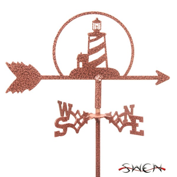 Lighthouse Mini Flower Pot Weathervane