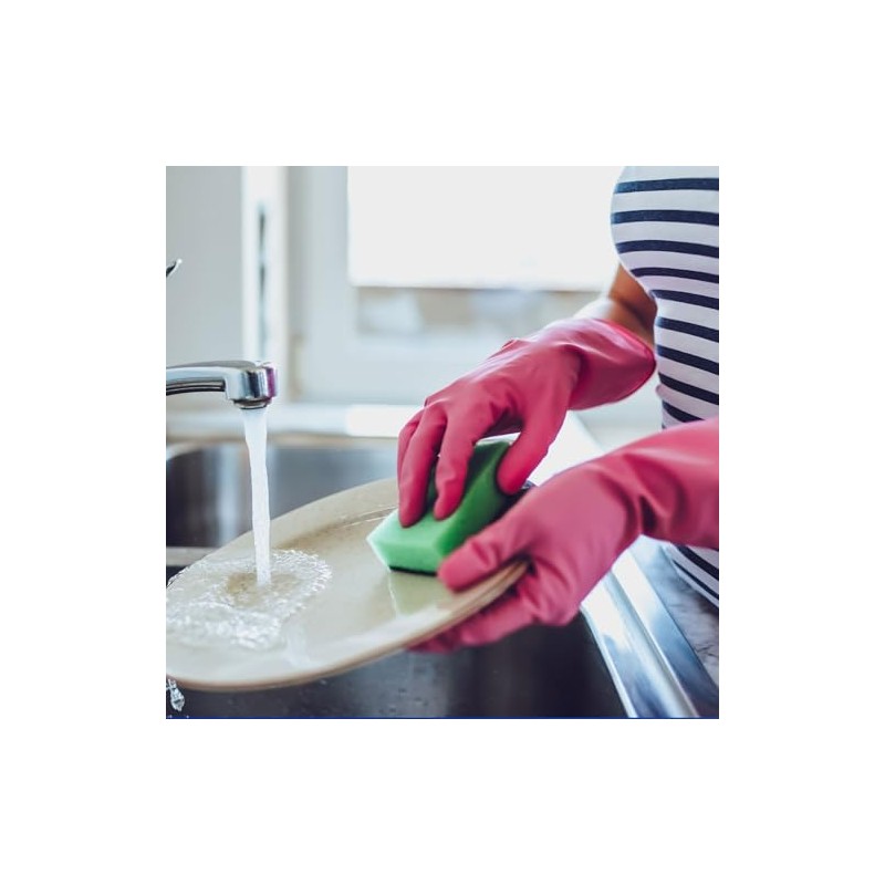 Vileda Guantes para Limpieza 3 Acción Ultra Resistentes S/M