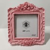 ZXT-parts 3x3 Picture Frame Square Pink Frame. Resin Handmade Photo