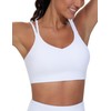 THE GYM PEOPLE Women's Double Spaghetti Strap Sports Bras Supportive
