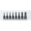 Koken RS3012M/8-L52 Hex Bit Socket Rail Set, Total Length 2.0 inches (52 mm), Set of 8