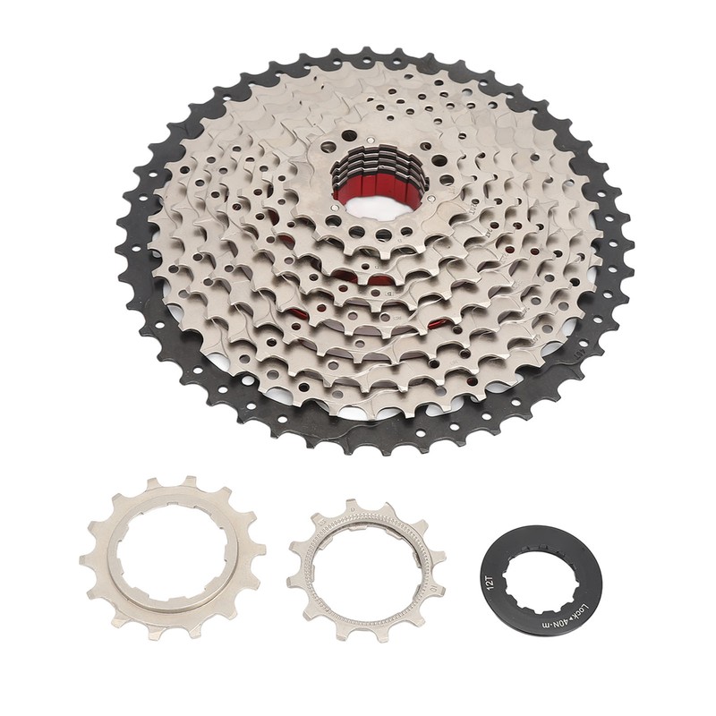 Bicycle Cassette 10 Speed Aluminum Noiseless Skeleton Design Bike Cassette