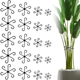 luckaide Plant Support, Pack of 20 Perennial Holders, Plant Holder, Plant Support, Reusable Plant Supports, Plant Clips to Support Monstera Flower, Hydrangea, Roses, Tomatoes