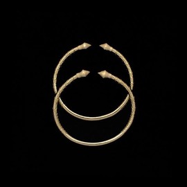 NYCFASHIONJEWELS The Great Pyramid Manhattan West Indian Bangles | 14K Gold