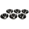 Lacor 6 SCHÜSSEL,KLEIN-GARINOX 12 cm 0,4Lt, Stainless Steel, Silber, 6