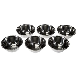 Lacor 6 SCHÜSSEL,KLEIN-GARINOX 12 cm 0,4Lt, Stainless Steel, Silber, 6