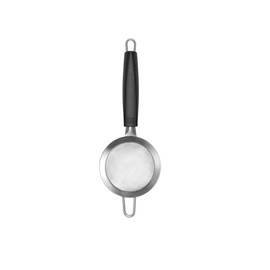 Lurch 230240 Tango Sieb klein / Küchensieb mit Griff, aus Kunststoff und Edelstahl, ø 9,5 cm, Schwarz