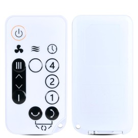 Neu Tischventilator Fernbedienung Ersatz für Woozoo leiser & tragbarer Tischventilator PCF-SC15T, Weiß, 5-Gang Globe Lüfter Fernbedienung