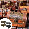 4 Pieces of Box Locks, Metal Locks, Retro Decorative Locks,