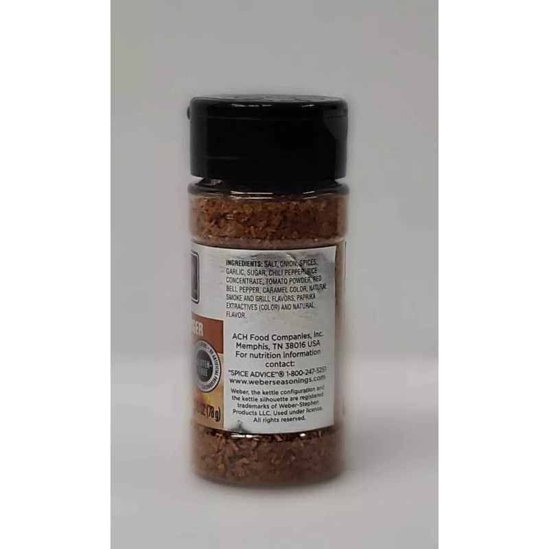 Weber Grill Seasoning Gourmet Burger 2.75 Oz. - Pack Of