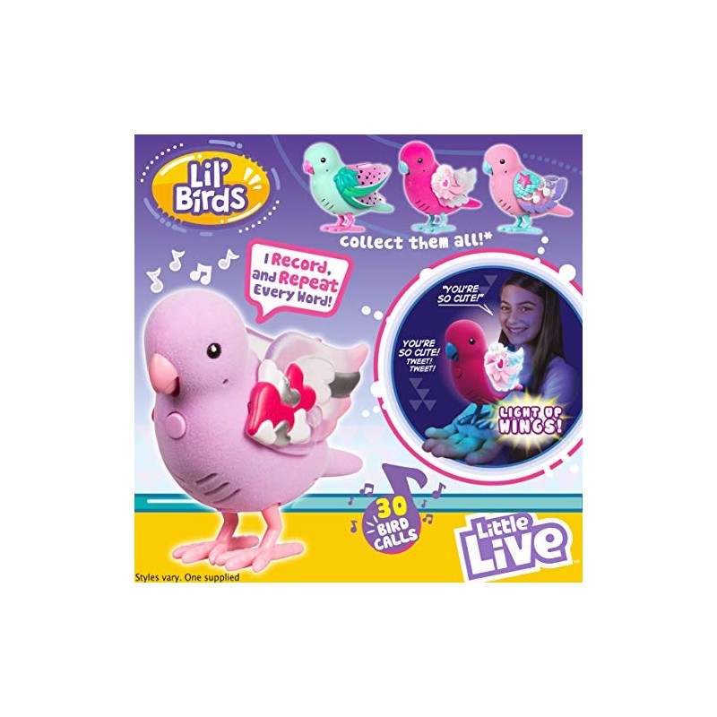 Little Live Pets LIGHT UP SONGBIRDS S9- Styles vary