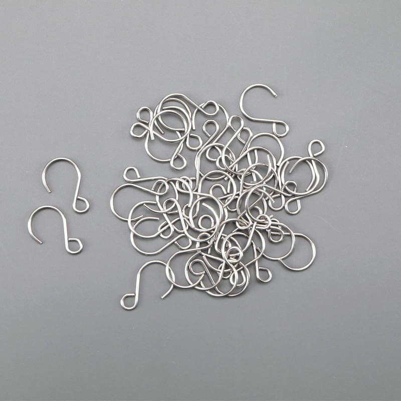 ECSiNG 200Pcs S Shape Hook Crystal Bead Curtain S Shape