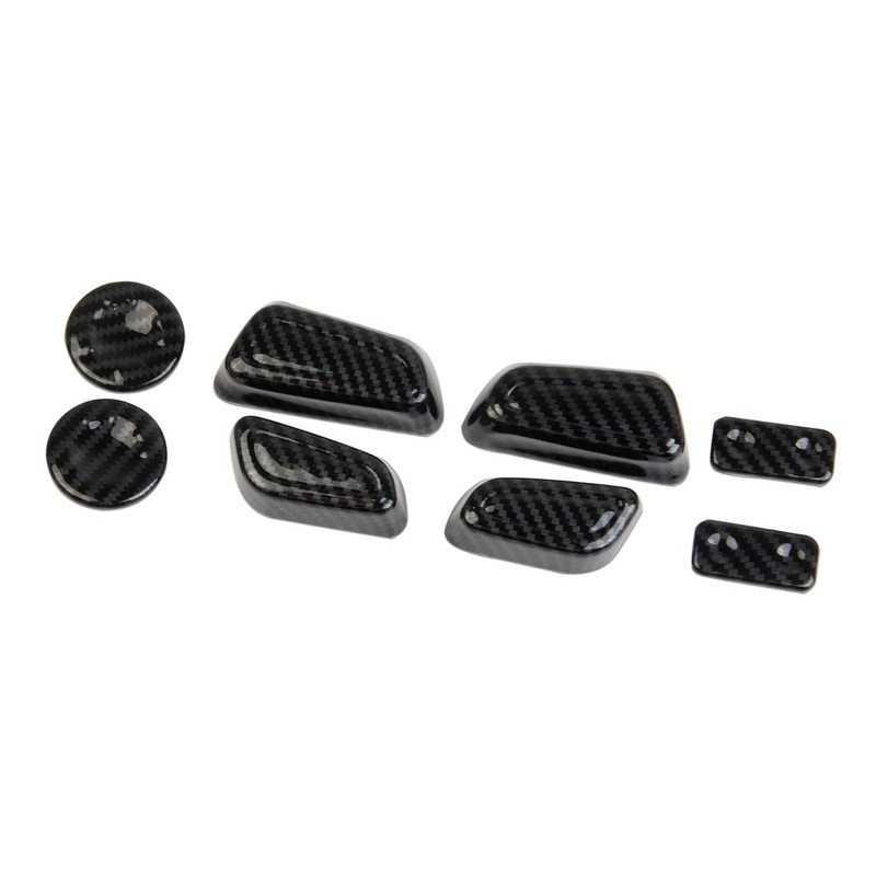 Fewshaw Carbon Fiber Front Seat Adjustment Button Panel Trim Accessories