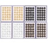 Vctitil 192 Set 6mm Sew-on Snap Buttons Mini Round Button
