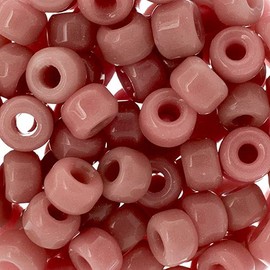 Czech Glass Crow Beads 500pcs Pink DIY Jewelry Making Crow Beads