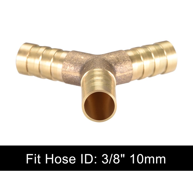 sourcing map 10 mm or 3/8 inch ID brass hose