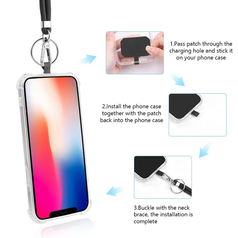 flintronic Phone Lanyard, Adjustable Universal Cell Phone Cord Strap, Phone