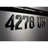 3D Lettering Premium 3D Domed Boat Registration Numbers – Sleek
