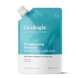 Geologie- Champú fortalecedor | Vitamina B5 + ácido láctico Custom Control Haircare | 8 fl oz