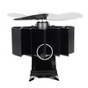 Wall Mounted Fireplace Fan 4 Blade Heat Powered Wood Stove