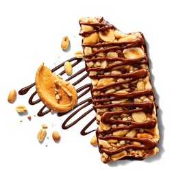 All In Snack Bars Peruvian Dark Chocolate & Peanut Butter - Healthy Snack for Adults and Kids - Gluten Free - Organic - Non-GMO (6 Pack)