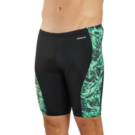 Sporti Sonic Bloom Splice Jammer Swimsuit (22-40) - Green - 24