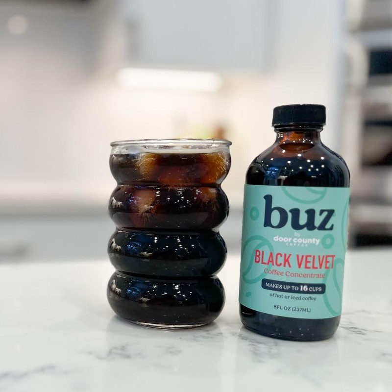 buz Black Velvet Coffee Concentrate, 8oz Bottle