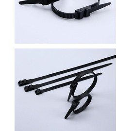 1000pcs Cable Ties 80mm Length 1.8mm Width 1000pcs Strong Cable Fastening Wire Management Weather Resistant Durable Durable Nylon Nylon Cable Heat Resistant Black