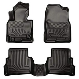 Husky Liners Weatherbeater Series | Front & 2nd Seat Floor Liners - Black | 99731 | Fits 2013-2016 Mazda CX-5 3 Pcs