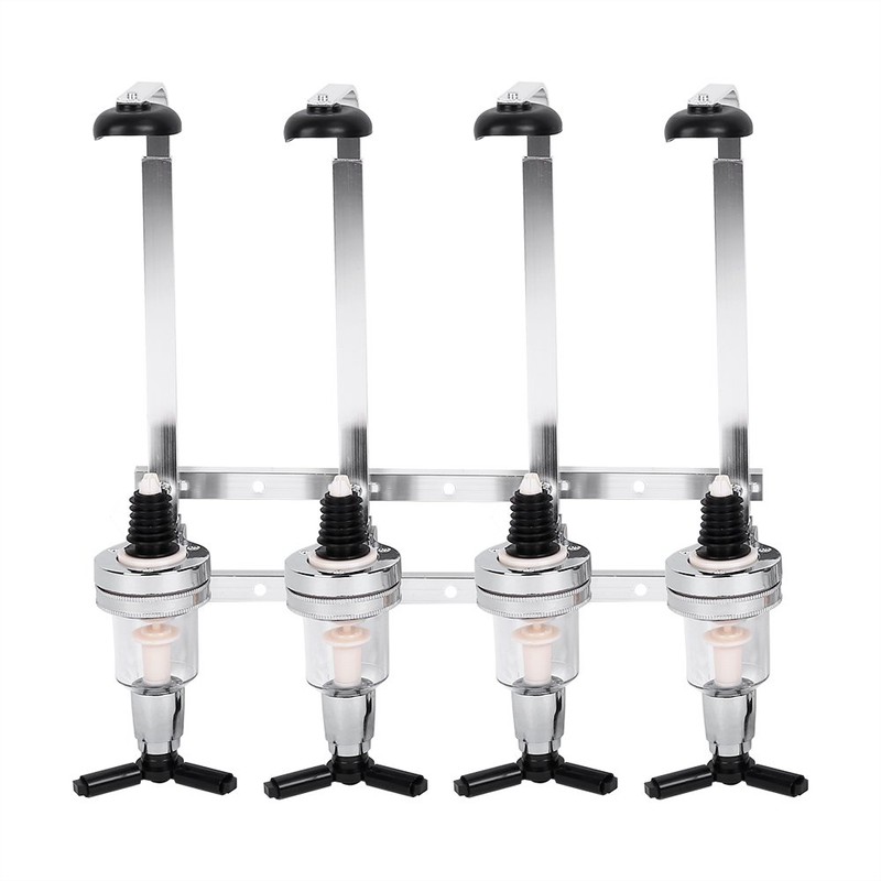 Ics For Home Bar Bar Accesorio 4 Botellas Montado en