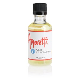 Amoretti - Natural Fruit Punch Extract Water Soluble 2 oz - Highly Concentrated & Perfect For Pastry, Savory, Brewing, and more, Preservative Free, Vegan, Kosher Pareve, Keto Friendly