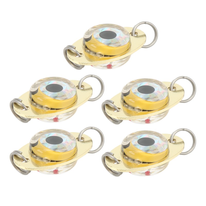 5Pcs Underwater Electronic Fishing Lure Lamp Corrosion Proof ABS LED