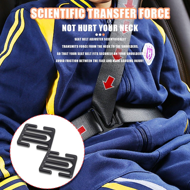 Sicherheitsgurtversteller aus Metall, 2 Stück Universal Auto Sicherheitsgurt Clip, legierung