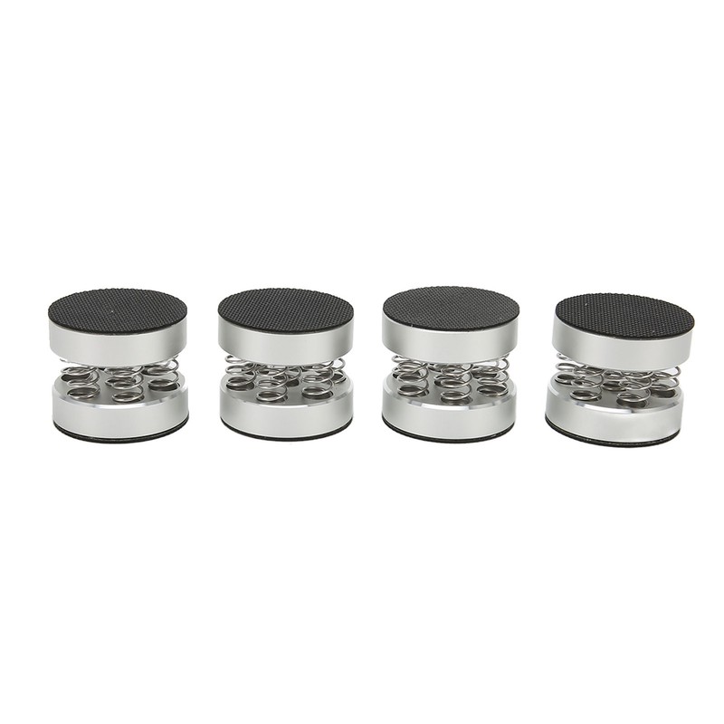 4Pcs Spring Speaker Spikes Isolation Stand Aluminum Alloy Spring Speaker