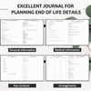 End of Life Planner, Guided Estate Planning Organizer with Tabs,