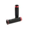 MotorToGo ALUMINUM MOTORCYCLE 7/8" 22MM HANDLEBAR GEL RUBBER HAND GRIPS