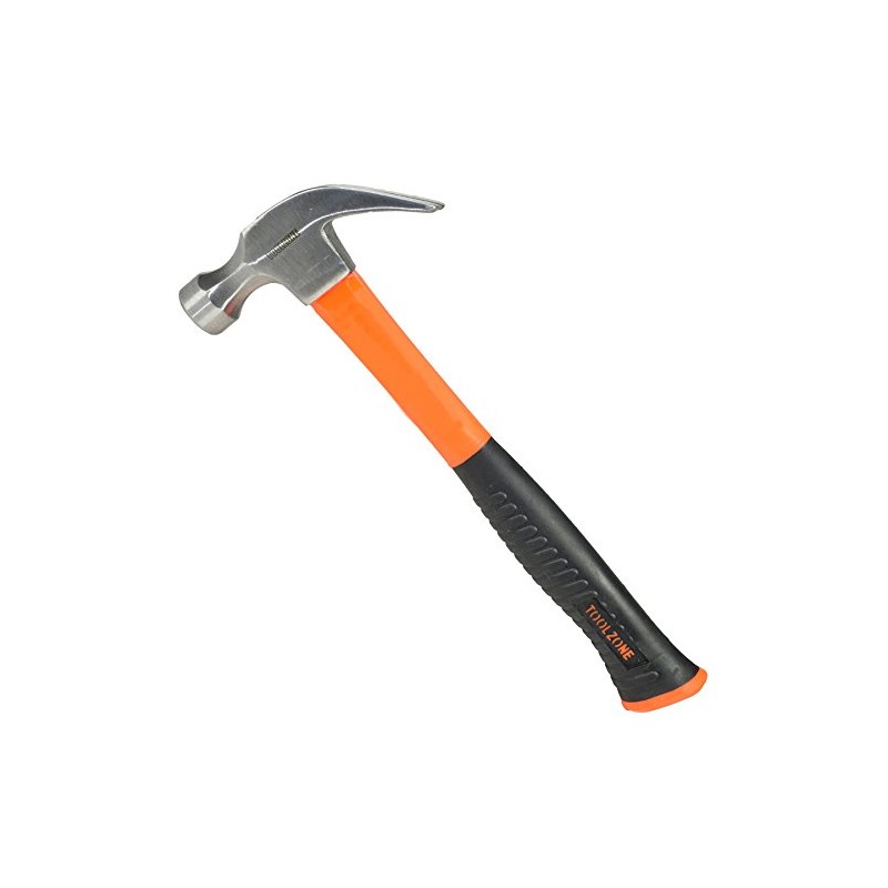 16oz Claw Hammer Nail Screw Remover Removal Tool Fibreglass TPR