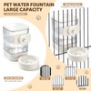 Singhoow 2 Pack 54 oz Rabbit Water Dispenser, Hanging Gravity