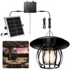 Solar Shed Light Pendant Light Pull wire Chandelier Auto Dusk
