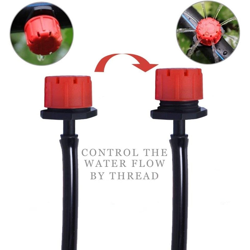 Hydrogarden 300 Piece Irrigation Sprinkler, Adjustable, Micro Flow Drip Irrigation