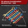 LEONTOOL Mini Spanner Set, Thin, Short Combination Wrench Set, Ultra